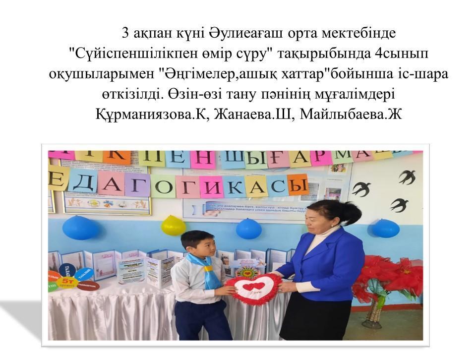 Өзін -өзі тану апталығы